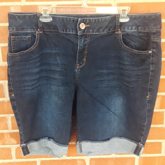 size 20 denim shorts